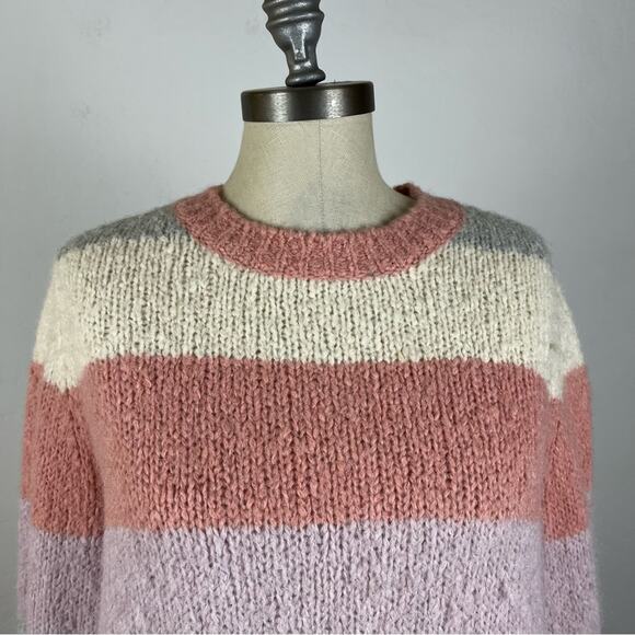 Aritzia Sunday Best Color Block Stripe Sweater - Picture 3 of 8